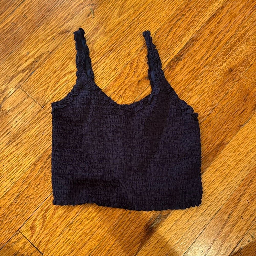 Navy blue Katie j smock tank top